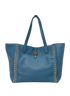Tessie Studded Tote, &pound;295, Handbags, Blue, Leather, Front view